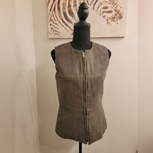 Elliott Lauren Olive Suede Vest